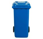 Bidone carrellato - 48x55x93 cm - 120 L - blu - Mobil Plastic