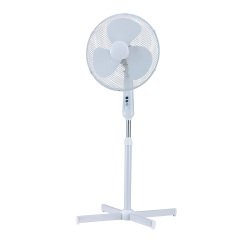 <span>38 cm diameter stand fan, 50 W, white</span>