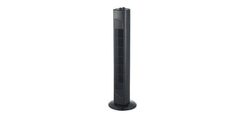 Ventilateur colonne 50 W, noir