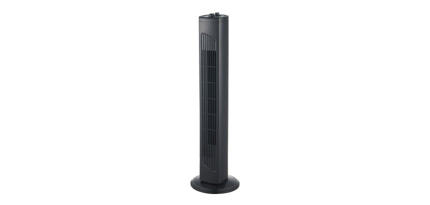 Ventilateur colonne 50 W, noir