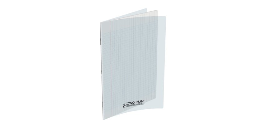 Cahier agrafé Conquérant Classique 24 x 32 cm grands carreaux 96 pages
