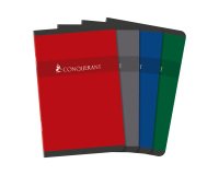 Carnet agrafé Conquérant 9 x 14 cm assorti aléatoire petits carreaux 96 pages