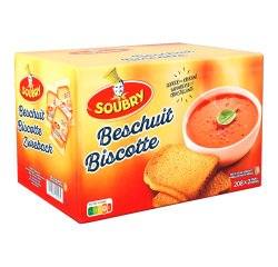Soubry beschuiten, doos van 208 stuks
