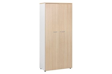 Armoire haute portes battantes H 200 x L 90 x P 45 cm Squadra
