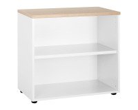 Bibliothèque basse  L 80 x P 45 x H 75,5 cm Squadra