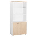 Bibliothèque haute avec portes basses Squadra