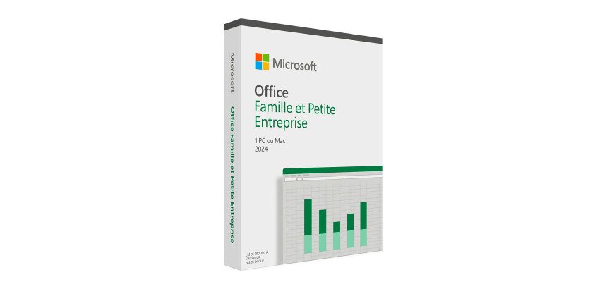Microsoft Office Famille & Petite Entreprise 2024 version boîte - licence complète pour 1 poste