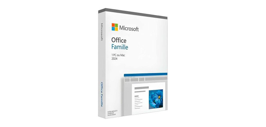 Microsoft Office Famille 2024 version boîte - licence complète pour 1 poste