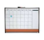Organizer magnetico con calendario mensile - 58,5 x 43 cm - Nobo