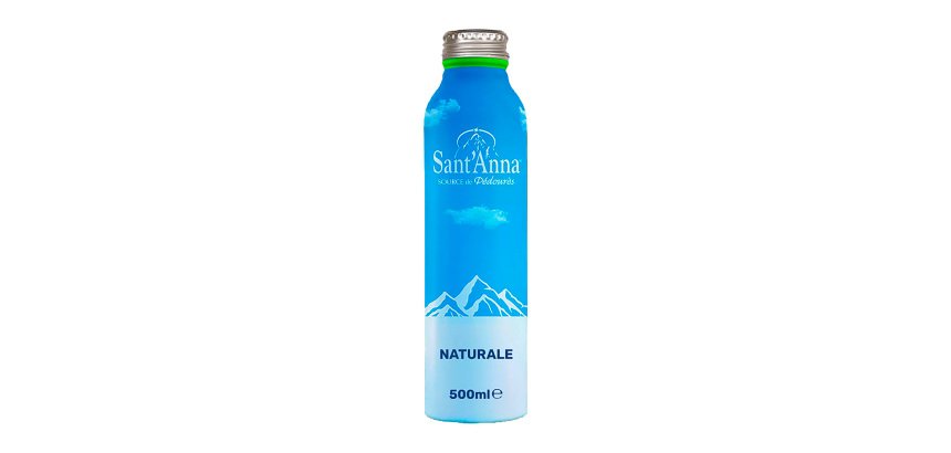 Acqua naturale Sant'Anna - 12 alubottle da 0,5 L