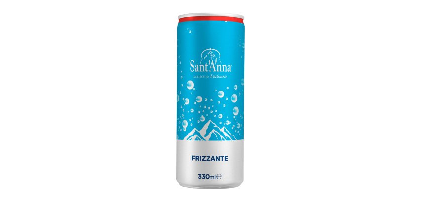 Acqua frizzante Sant'Anna - 24 lattine da 0,33 L