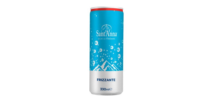 Acqua frizzante Sant'Anna - 24 lattine da 0,33 L