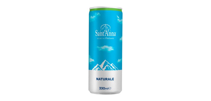 Acqua naturale Sant'Anna - 24 lattine da 0,33 L