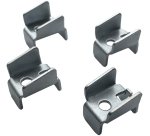 Set von 4 Regalträgern mit 4 Falten für Schränke