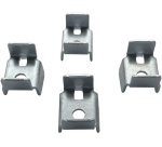 Set von 4 Regalträgern mit 4 Falten für Schränke