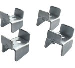 Set von 4 Regalträgern mit 4 Falten für Schränke