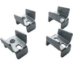 Set von 4 Regalträgern mit 4 Falten für Schränke