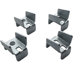 Set van 4 legplankdragers met 4 plooien voor kasten