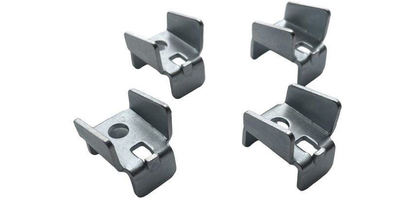 Set von 4 Regalträgern mit 4 Falten für Schränke