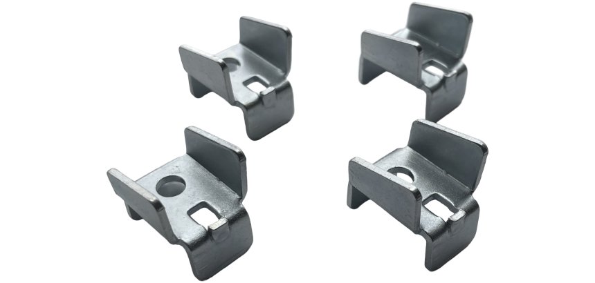 Set von 4 Regalträgern mit 4 Falten für Schränke