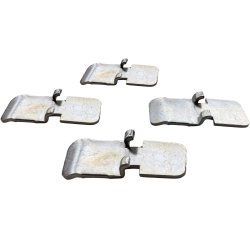 Set of 4 flat brackets for sliding wardrobe