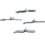 Set van 4 platte legplankdragers voor kasten
