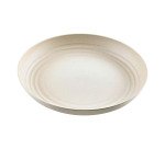 Plato reutilizable Huskly beige composite  Ø 22 cm - Paquete de 48 unidades