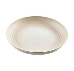 Plato reutilizable Huskly beige composite  Ø 22 cm - Paquete de 48 unidades
