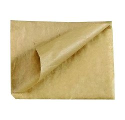 Bolsa de papel kraft abierta en 2 lados 120 x 130 mm - Paquete de 100 unidades