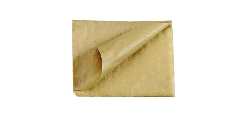 Bolsa de papel kraft abierta en 2 lados 120 x 130 mm - Paquete de 100 unidades