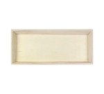 Bandeja de madera NOA color natural 39 x 15 x 4 cm - Paquete de 10 unidades