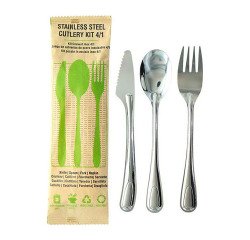 Kit de cubiertos Noxcut 4 en 1 acero inoxidable 430 Stainless Steel