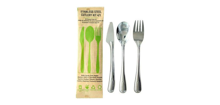 Kit de cubiertos Noxcut 4 en 1 acero inoxidable 430 Stainless Steel