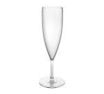 Copa de plástico para champán reutilizable Alt. 195 mm 170 ml - Paquete de 96 unidades