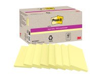 Sticky recycled yellow pastel Super Sticky Post-it Notes - 70-sheet pad