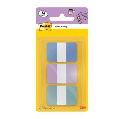 Einfarbige Pastell-Post-It-Lesezeichen - Spender mit 36 Blättern