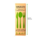 Kit de cubiertos Noxcut 4 en 1 acero inoxidable 430 Stainless Steel