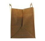 Bolsa para alimentos SOS kraft americana 32 x 20 x 25 cm cm marrón - Paquete de 250 unidades