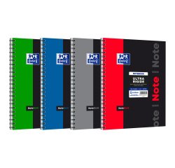 Cahier spirale Oxford Etudiants Notebook 24 x 32 cm grands carreaux 160 pages