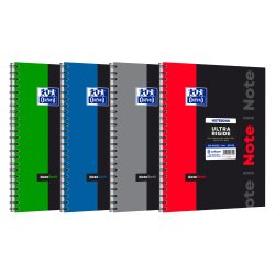 Cahier spirale Oxford Etudiants Notebook 24 x 32 cm grands carreaux 160 pages