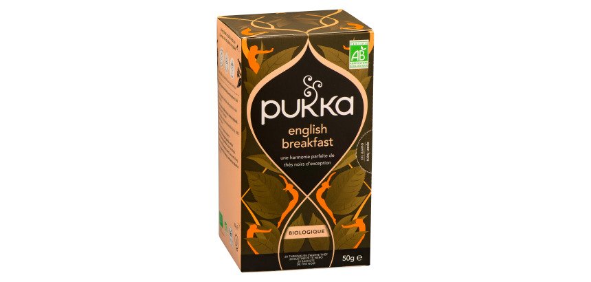 Thé noir English breakfast Bio Pukka - Boîte de 20 sachets