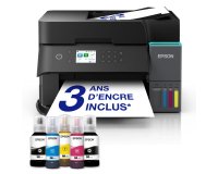 Epson ECOTANK ET-3950 Imprimante multifonction à réservoir d'encre 3 en 1 - Wifi - A4 couleur