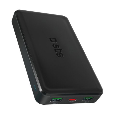 SBS Powerbank da 10.000 mAh con tecnologia Power Delivery (PD) da 20W