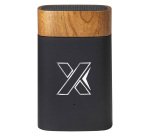 SCX.design Speaker luminoso intelligente in legno S31 - Nero / Naturale