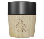 SCX.design Set 4 tazze caffè magnetiche in ceramica D06 - Nero