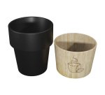 SCX.design Set 4 tazze caffè magnetiche in ceramica D06 - Nero