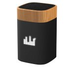 SCX.design Speaker luminoso intelligente in legno S31 - Nero / Naturale