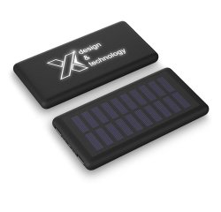 SCXdesign Powerbank luminoso a carica solare P30 - Nero