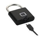 SCX.design Lucchetto smart apertura impronta digitale T11 - Nero