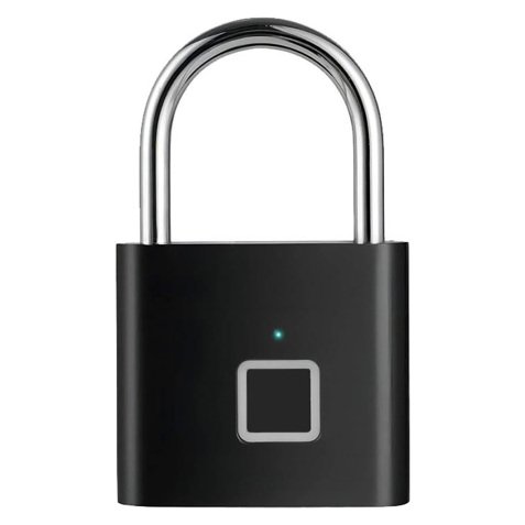 SCX.design Lucchetto smart apertura impronta digitale T11 - Nero